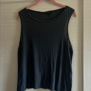Rag & Bone /JEAN  Charcoal Muscle Tee